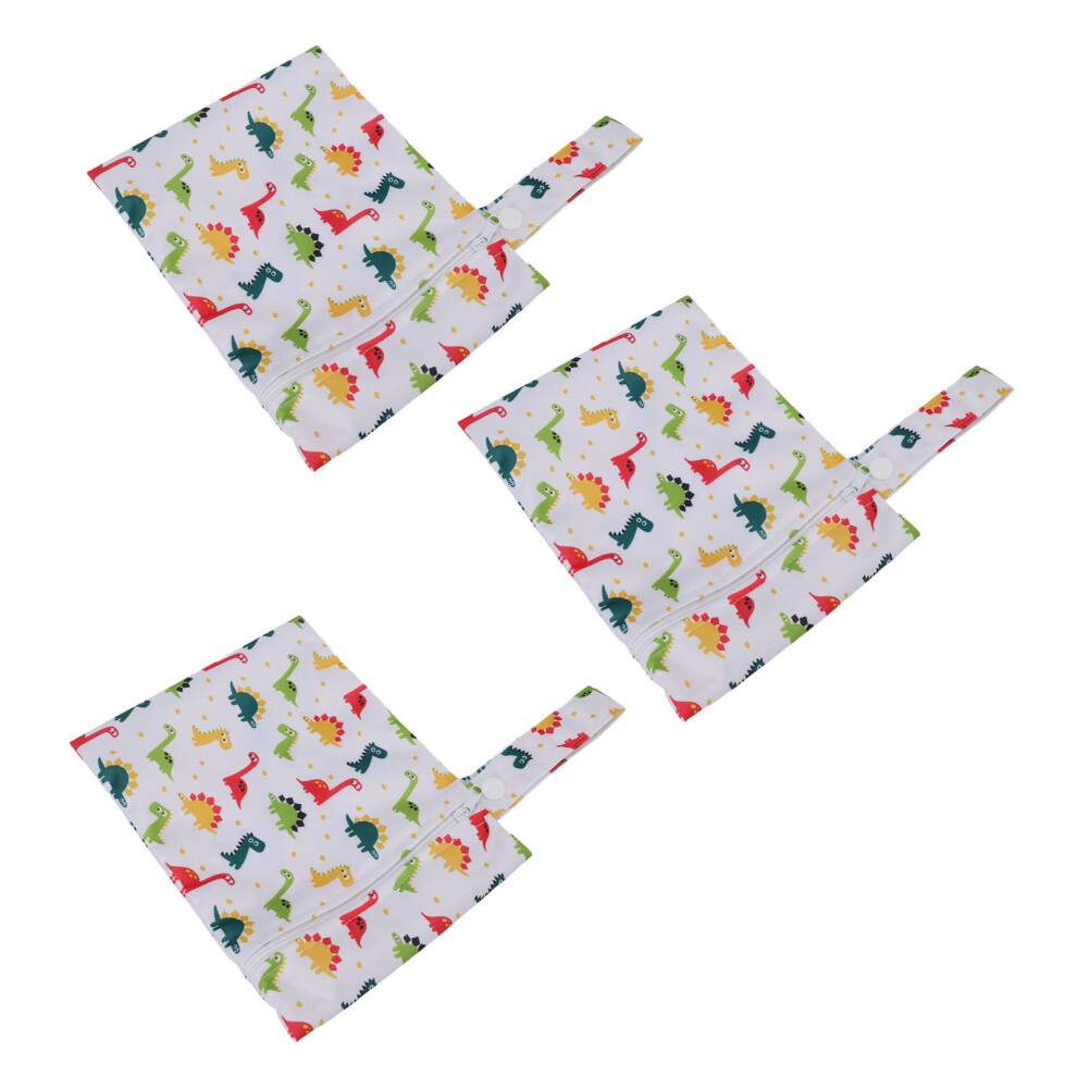 Set of 3 Waterproof Diaper Wet Bags Reusable & Portable T11
