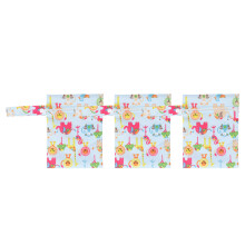 Couche lavable polyvalente résistante à l'eau & sac à linge humide avec poches zippées T10