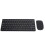 Wireless Keyboard Mouse Combo Ultra Thin Mute 2.4G Black Mini Home Office Setup 6
