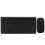 Wireless Keyboard Mouse Combo Ultra Thin Mute 2.4G Black Mini Home Office Setup 2