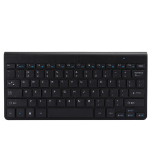 Wireless Keyboard Mouse Combo Ultra Thin Mute 2.4G Black Mini Home Office Setup