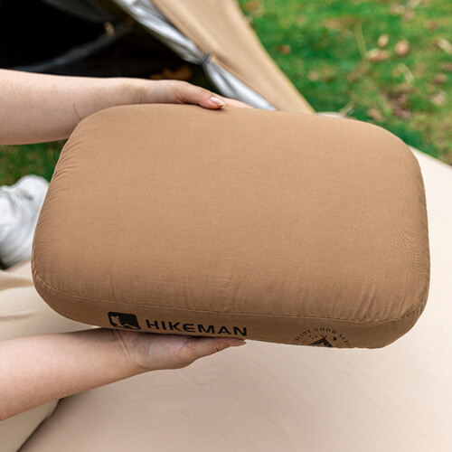 Portable Memory Foam Pillow for Camping with Neck Support Foldable 2
