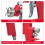 Kit aerografo mini, 600ml, 185x143x35mm, Metallo 9