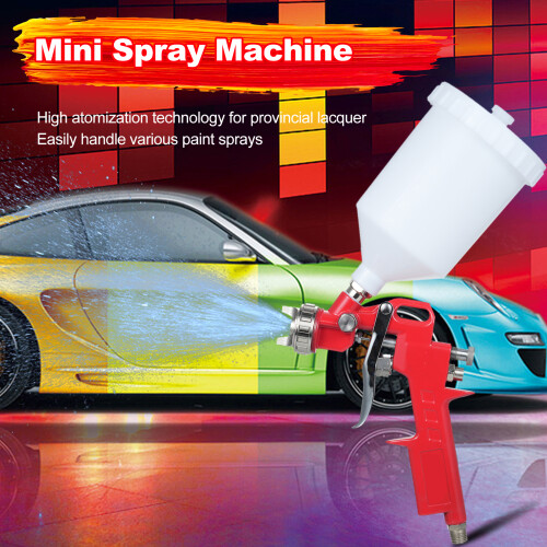 Kit aerografo mini, 600ml, 185x143x35mm, Metallo 2