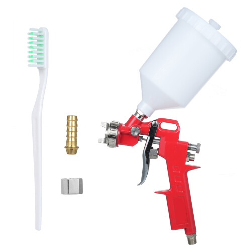 Kit aerografo mini, 600ml, 185x143x35mm, Metallo