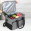 Graue isolierte Lunch-Tasche, Kühltasche mit großer Kapazität 11