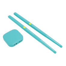 Realistic VR Electronic Drum Kit with Colorful Lighting and Air Sticks