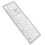 Capuchons de touches allemands, ABS blanc, 61-108 touches 10
