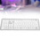 Capuchons de touches allemands, ABS blanc, 61-108 touches 15