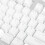 Capuchons de touches allemands, ABS blanc, 61-108 touches 9