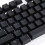 Capuchones de teclas árabes ABS negro 112 teclas 61-108 8