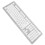 Capuchons de touches allemands, ABS blanc, 61-108 touches 8
