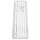 Capuchons de touches allemands, ABS blanc, 61-108 touches 13