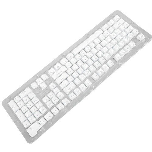 Capuchons de touches allemands, ABS blanc, 61-108 touches