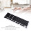 Capuchones de teclas árabes ABS negro 112 teclas 61-108 7