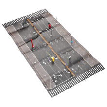 Modello in miniatura di strada per traffico giocattolo ABS stile B
