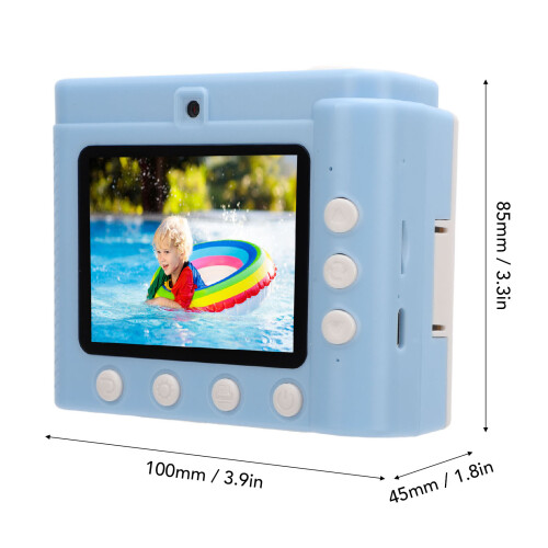 Caméra HD à double objectif pour impression 800 mAh 100 x 45 x 85 mm bleu 1