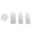 Set di bottiglie per spezie da esterno, PET trasparente, 8,1 oz 10