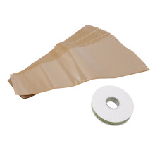 Kraftpapier-Blumenverpackungsbeutel 50 Stück 45x24x9cm 500g
