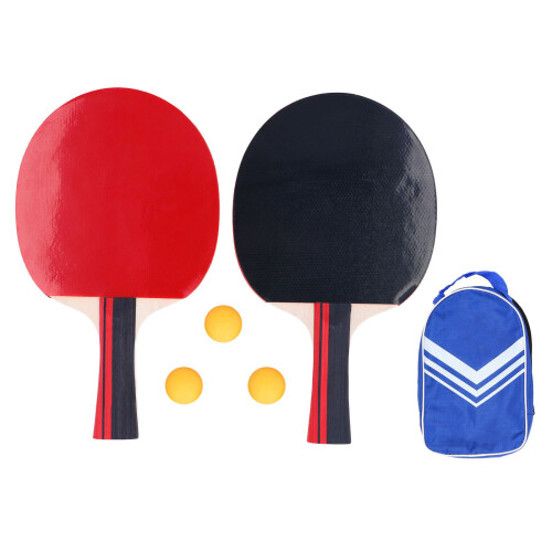 Ensemble de raquettes de tennis de table 2105-A - 3 balles élastiques 1