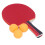 Ensemble de raquettes de tennis de table 2105-A - 3 balles élastiques 11