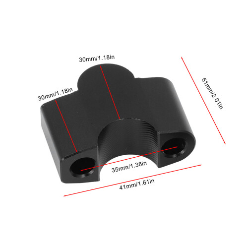 30-mm eloxiertes Aluminium-Riser-Kit Eliminator 400 1