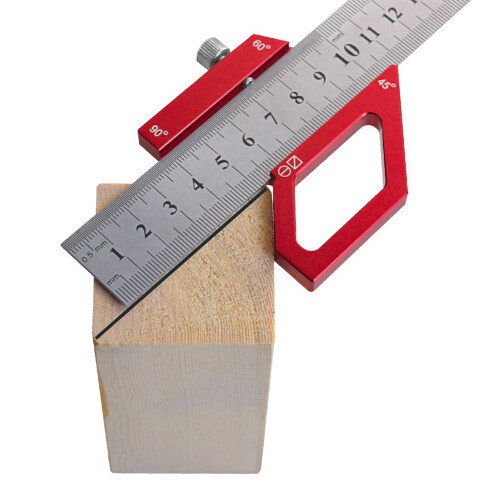 Bloc de positionnement + règle, 300 mm, 69  67 mm, Argent 1