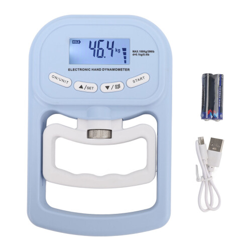 Griffkrafttrainer 396 Pfund Digitales LCD Blau 1