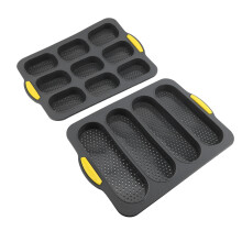 Ensemble de moules à pain mini en silicone, perforés, antiadhésifs