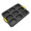 Molde para pan mini de silicona perforado, desmolde fácil 16
