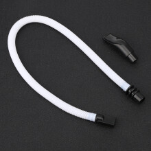 Melodica Tube & Mouthpiece Set 32/37 Keys ABS White/Black 57cm