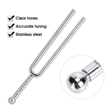 Edelstahl-Silber-Stimmgabel 440Hz für Saiteninstrumente