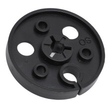 Reel-to-Reel-Tonband-Controller Leeres Bandaufnahme-Nabensitz mit Befestigungsschrauben für 1/4 Zoll/7 Zoll Reels für Reellaufwerke Schwarz