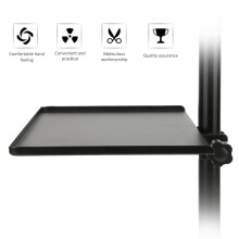 Durable Alloy Black Sound Card Holder with 360 Adjustability