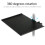 Durable Alloy Black Sound Card Holder with 360 Adjustability 16