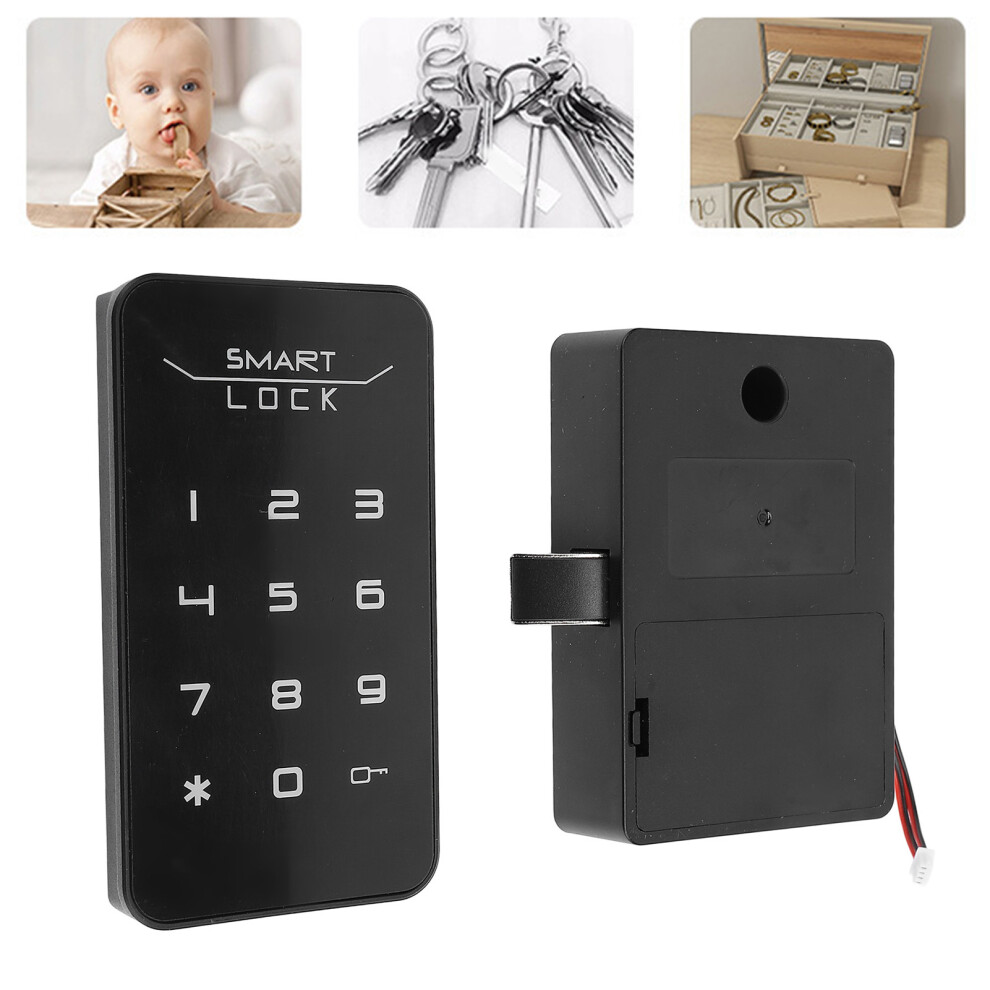 Electronic Touch Keypad Lock - Digital Password Cabinet Lock For Toolbox & Drawer 3021333891674