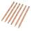 6 pezzi di matite arcobaleno triangolari 4-in-1 colore 8