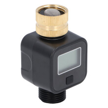 Misuratore di flusso dell'acqua 0-99999 gal, 3/4'' NPT ottone/ABS