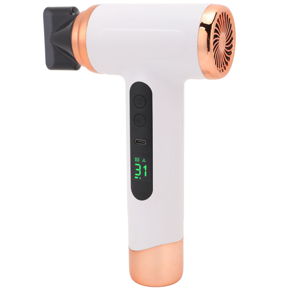 Wireless 15000mAh USB Hair Dryer with Cold Hot Wind 200W for Dormitory