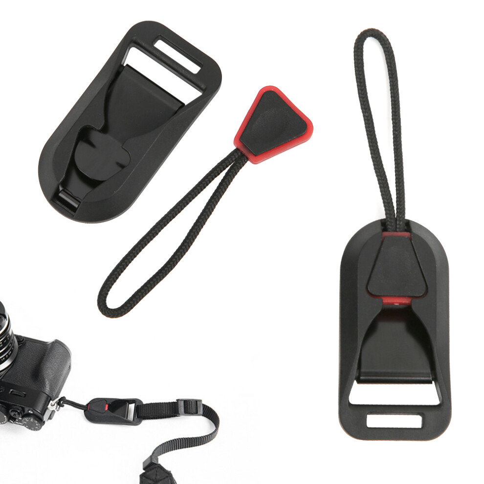 Sturdy Camera Strap Quick Release Adapter - Alloy & Nylon 70Kg Black 7901333889986