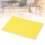 Bloque de sellos de doble capa 20x15x0.5cm amarillo/blanco 5