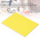 Bloque de sellos de doble capa 20x15x0.5cm amarillo/blanco 6