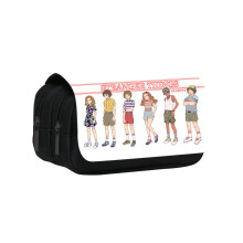 (Style 24) Things Stranger Double Layer Pen Bag With Spacious Design School Pencil Pouch