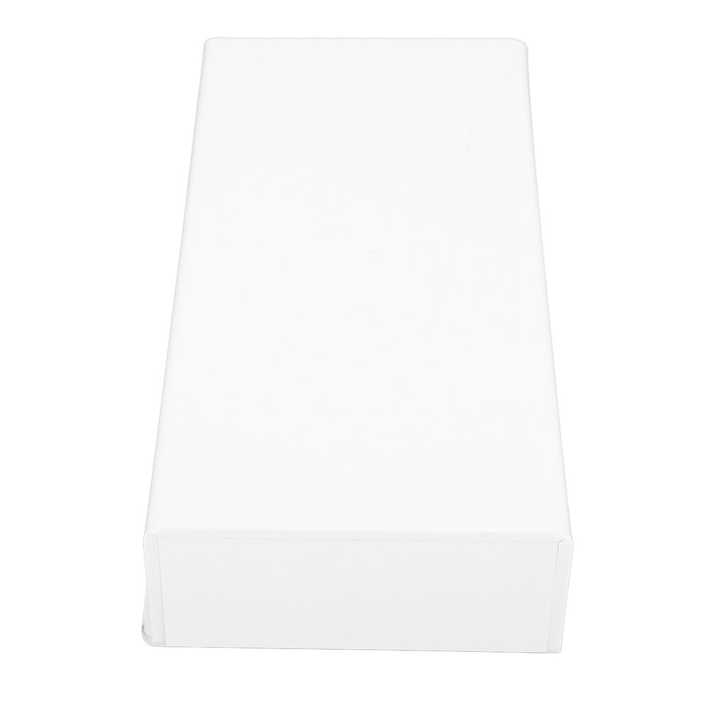 White Thickened Acrylic False Lash Storage Box 15X7.5cm Waterproof