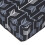 Arrow coussin réhausseur noir/blanc 32x32x8 cm 9