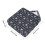 Arrow coussin réhausseur noir/blanc 32x32x8 cm 2