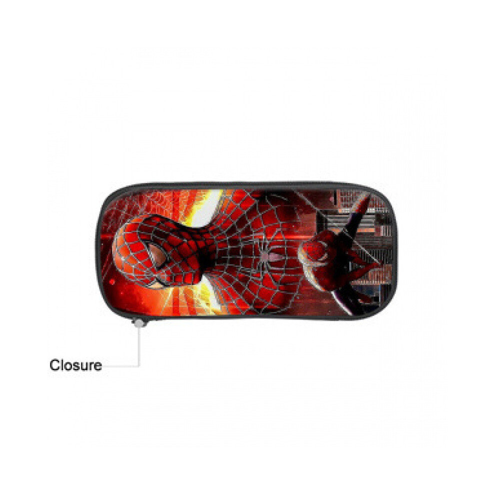 (Black) Pencil Organizer Cartoon With Nylon Fabric For School Supplies Teen-image-OPC-PJCMCRP-NEW