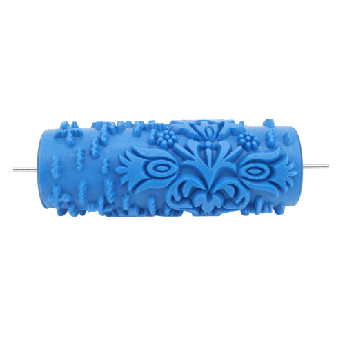 Rouleau en caoutchouc à texture décorative - bleu 100Y 1