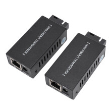 Ethernet Media Converter 25 km 100 M Single Mode Tx1310nm Rx1550nm SC DC5V1A Mini Glasfaser-Transceiver