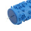 Muster-Farbroller 097Y - 5 Zoll blauer Gummi 10